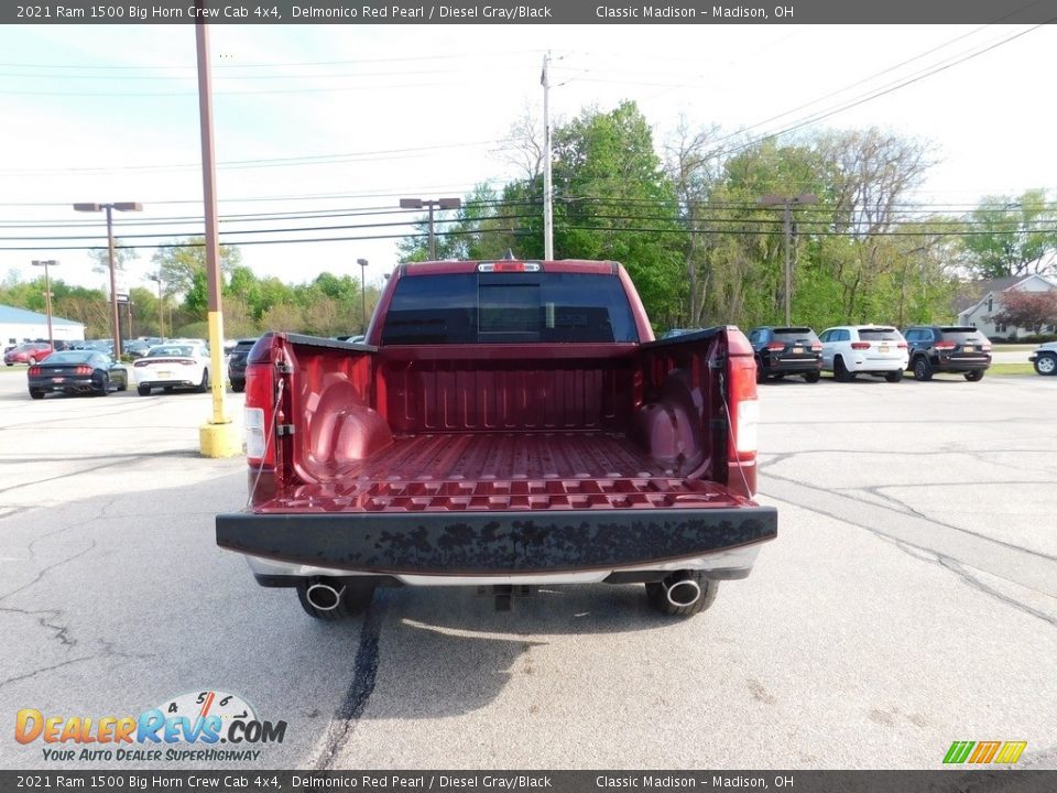 2021 Ram 1500 Big Horn Crew Cab 4x4 Delmonico Red Pearl / Diesel Gray/Black Photo #5