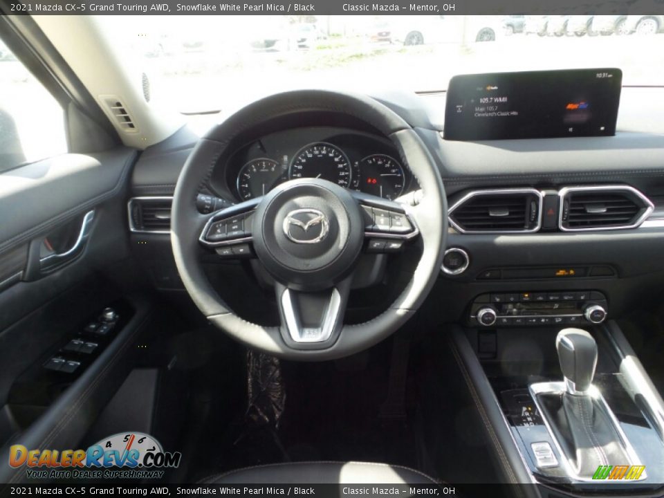 2021 Mazda CX-5 Grand Touring AWD Snowflake White Pearl Mica / Black Photo #4