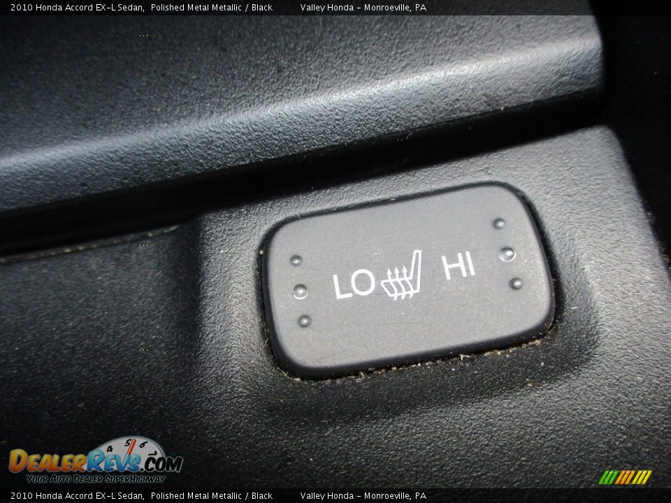 2010 Honda Accord EX-L Sedan Polished Metal Metallic / Black Photo #16