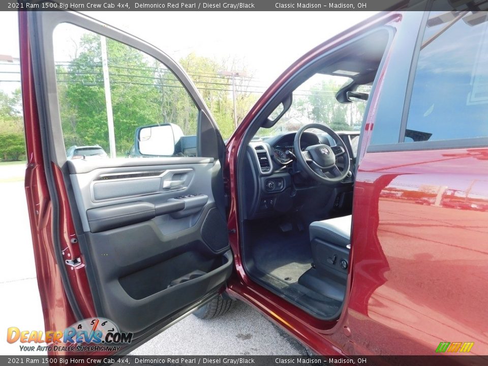 2021 Ram 1500 Big Horn Crew Cab 4x4 Delmonico Red Pearl / Diesel Gray/Black Photo #8