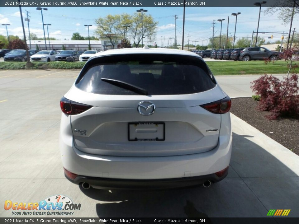 2021 Mazda CX-5 Grand Touring AWD Snowflake White Pearl Mica / Black Photo #5