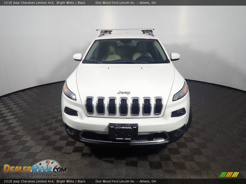2018 Jeep Cherokee Limited 4x4 Bright White / Black Photo #5