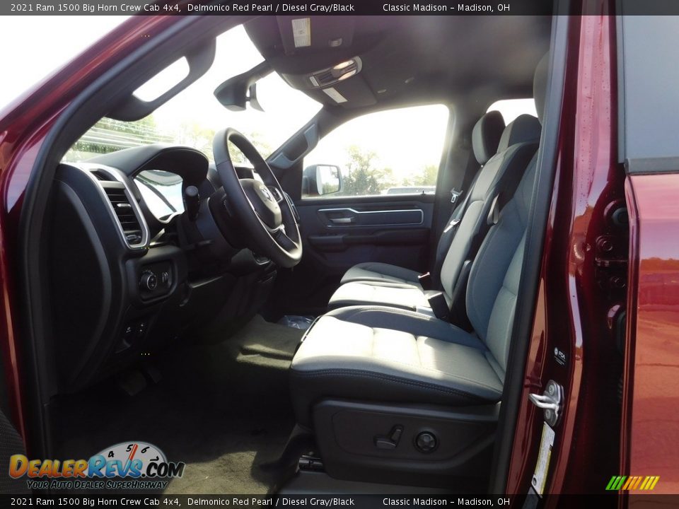 2021 Ram 1500 Big Horn Crew Cab 4x4 Delmonico Red Pearl / Diesel Gray/Black Photo #9