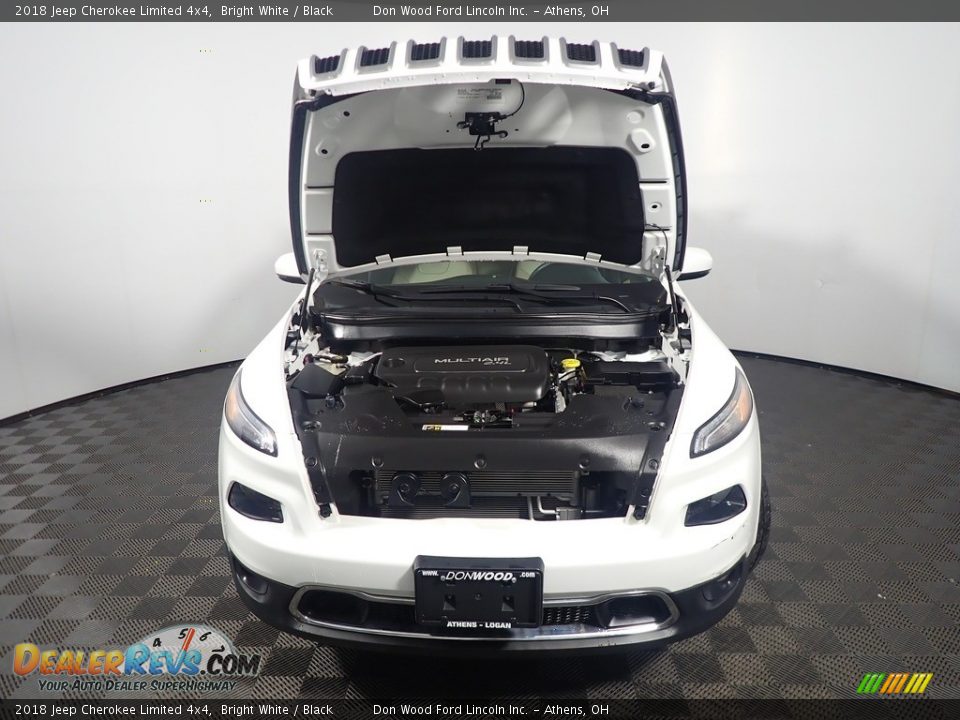 2018 Jeep Cherokee Limited 4x4 Bright White / Black Photo #6