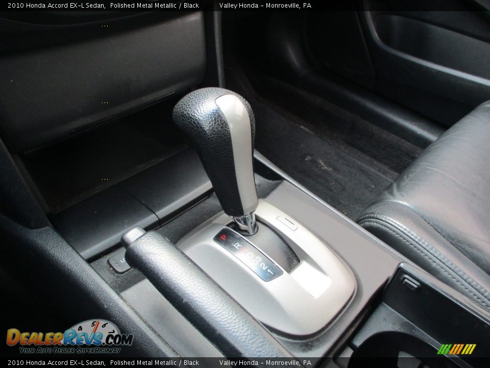 2010 Honda Accord EX-L Sedan Polished Metal Metallic / Black Photo #18