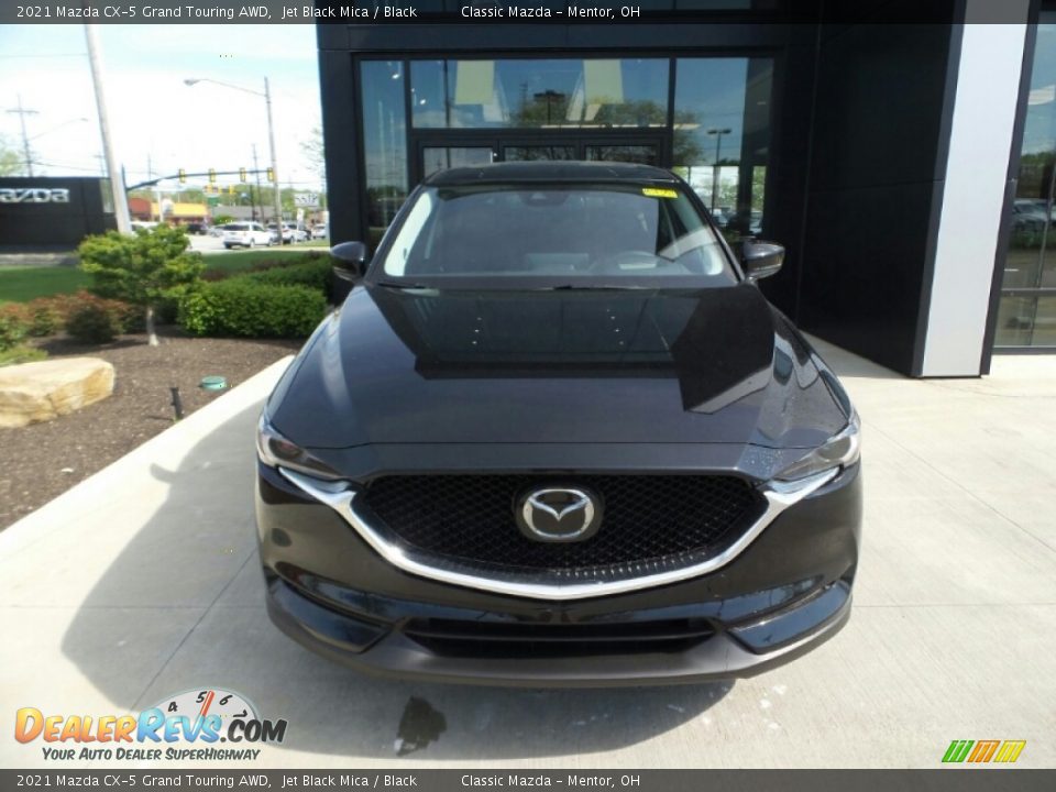 2021 Mazda CX-5 Grand Touring AWD Jet Black Mica / Black Photo #2