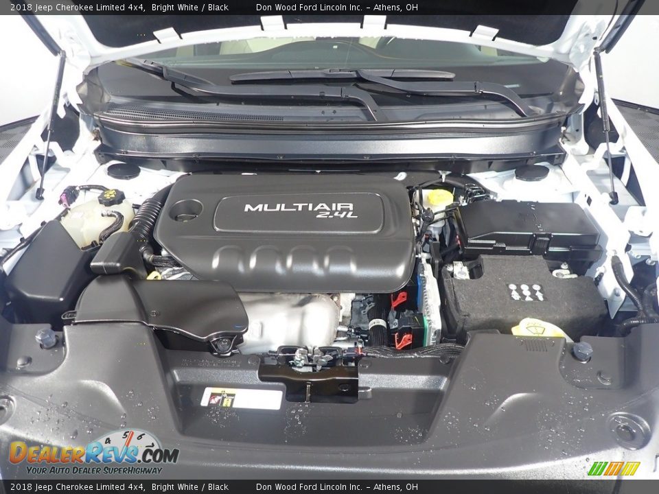 2018 Jeep Cherokee Limited 4x4 Bright White / Black Photo #7