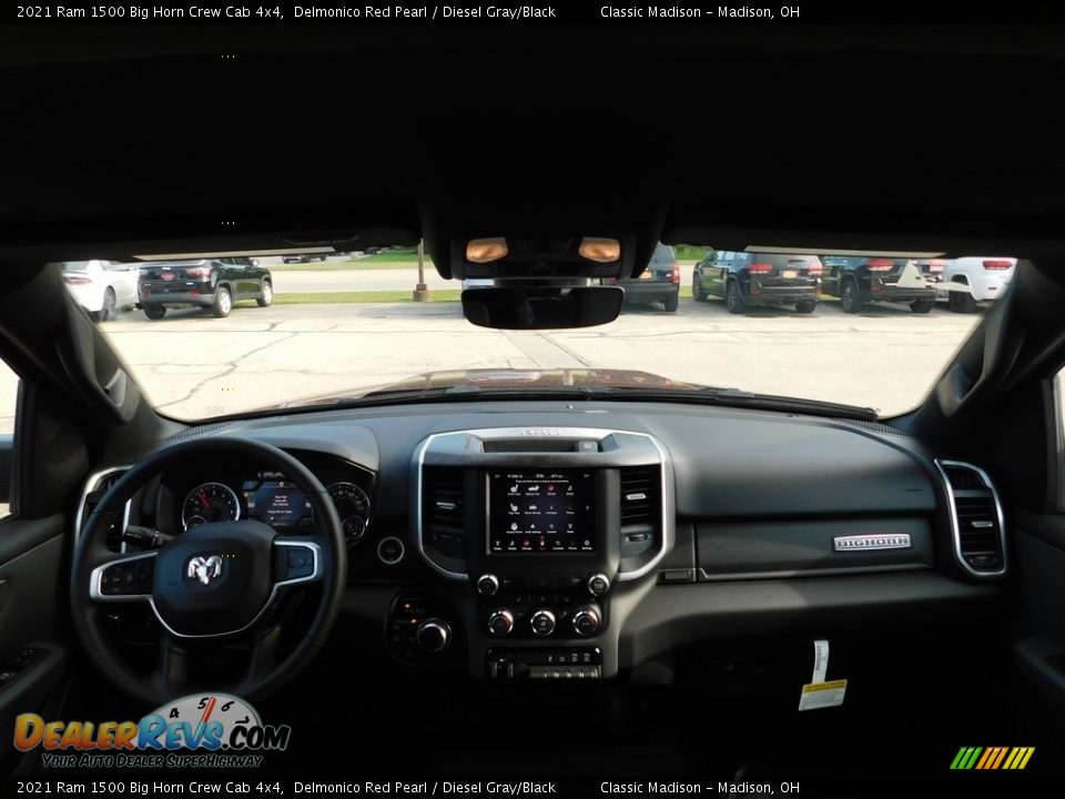2021 Ram 1500 Big Horn Crew Cab 4x4 Delmonico Red Pearl / Diesel Gray/Black Photo #11