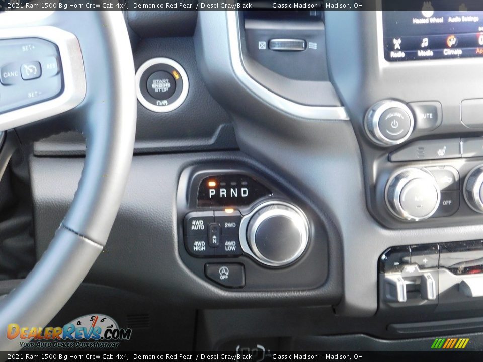 2021 Ram 1500 Big Horn Crew Cab 4x4 Delmonico Red Pearl / Diesel Gray/Black Photo #13