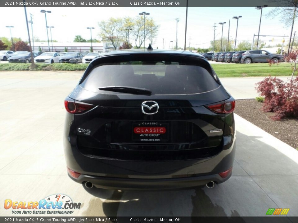 2021 Mazda CX-5 Grand Touring AWD Jet Black Mica / Black Photo #5