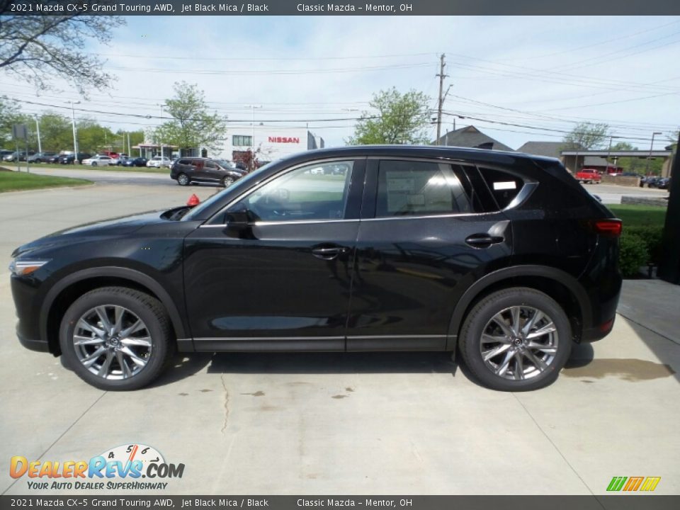 2021 Mazda CX-5 Grand Touring AWD Jet Black Mica / Black Photo #6