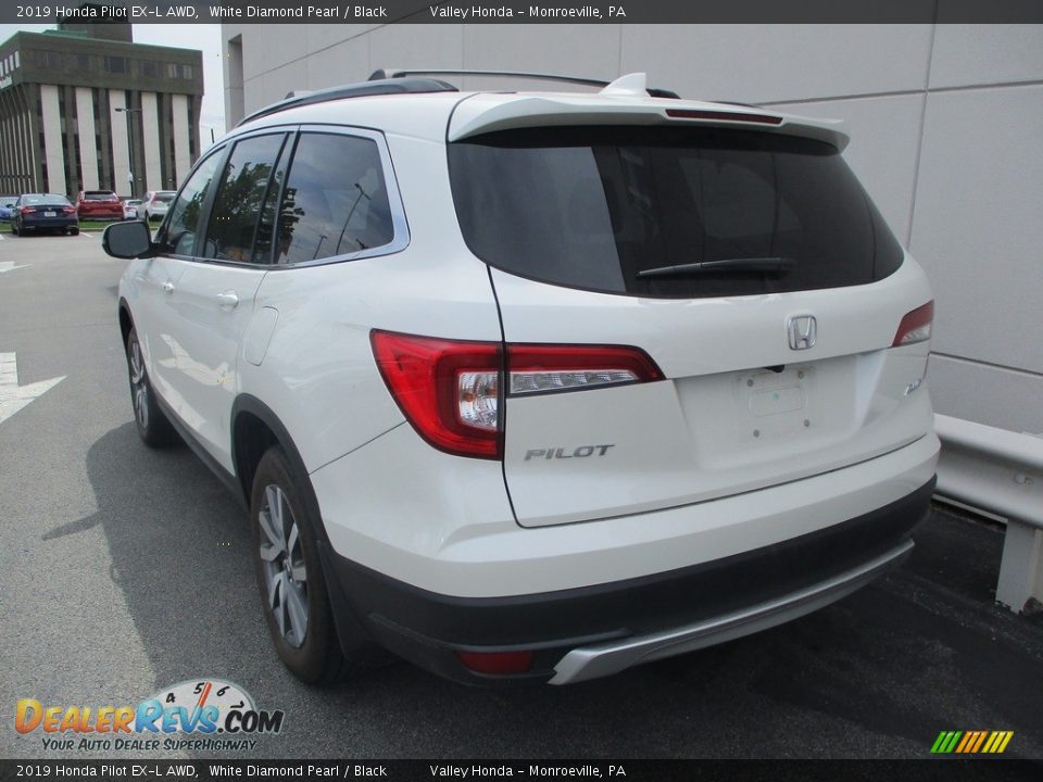 2019 Honda Pilot EX-L AWD White Diamond Pearl / Black Photo #3