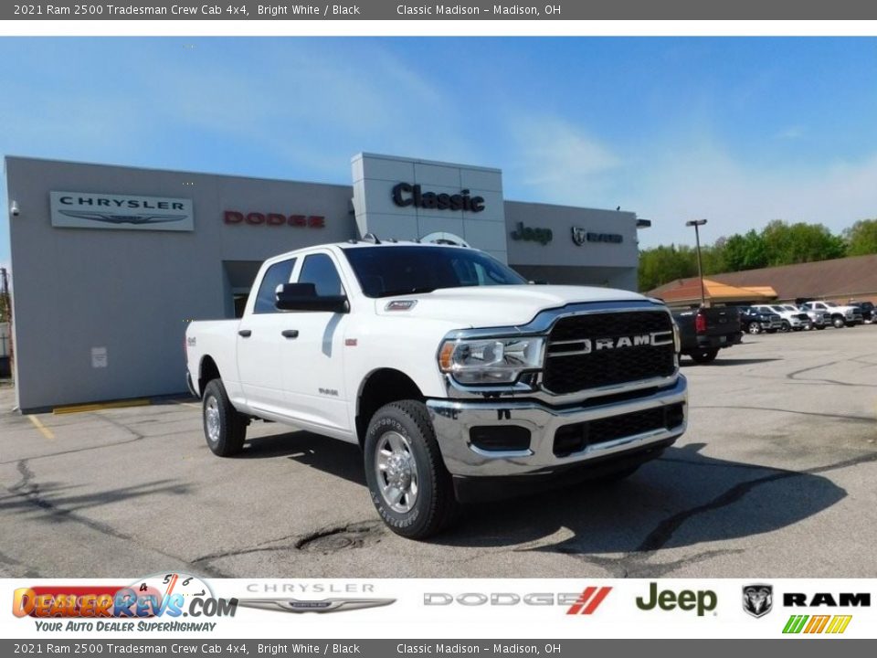 2021 Ram 2500 Tradesman Crew Cab 4x4 Bright White / Black Photo #1