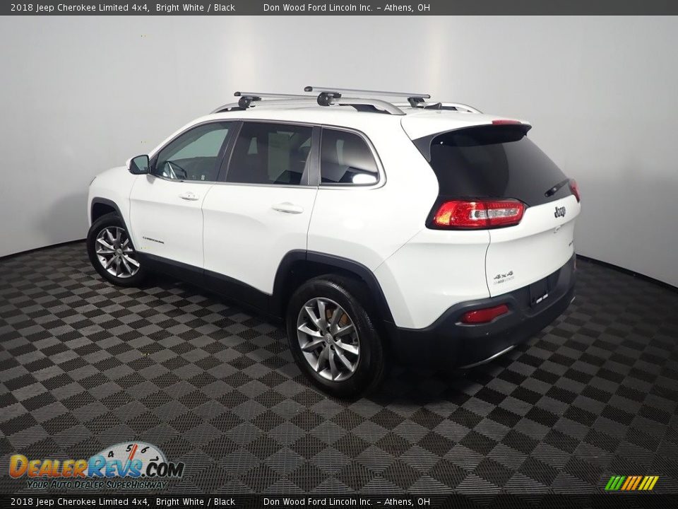 2018 Jeep Cherokee Limited 4x4 Bright White / Black Photo #12