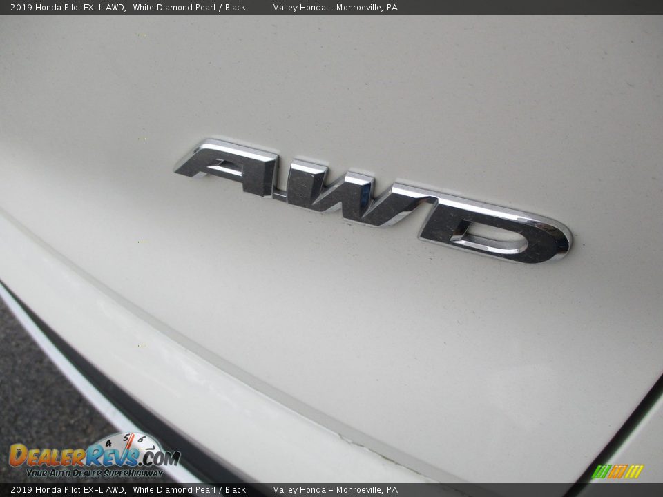 2019 Honda Pilot EX-L AWD White Diamond Pearl / Black Photo #6