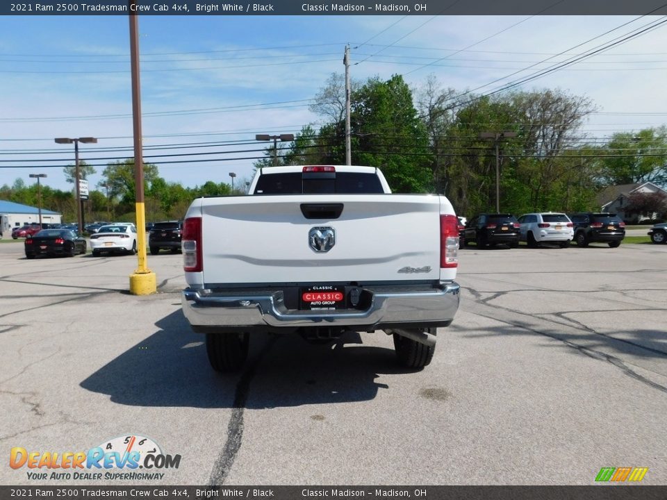 2021 Ram 2500 Tradesman Crew Cab 4x4 Bright White / Black Photo #4