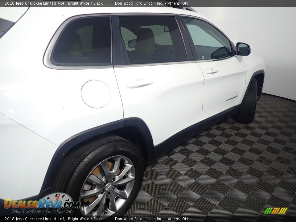 2018 Jeep Cherokee Limited 4x4 Bright White / Black Photo #18