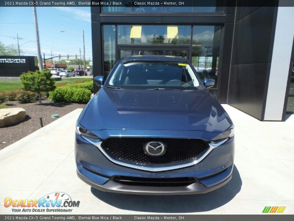 2021 Mazda CX-5 Grand Touring AWD Eternal Blue Mica / Black Photo #2