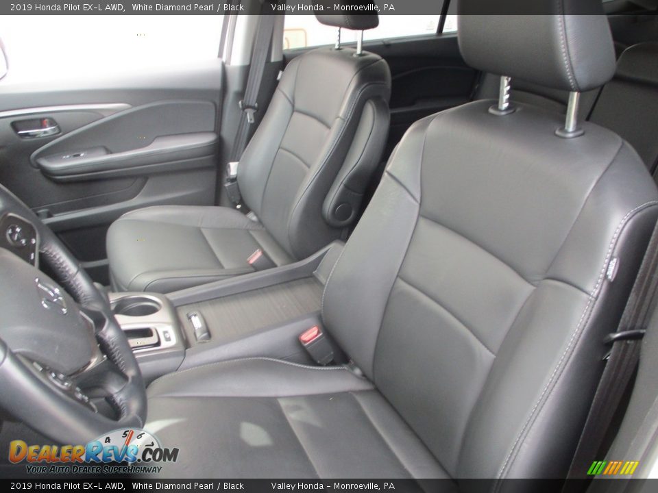 2019 Honda Pilot EX-L AWD White Diamond Pearl / Black Photo #11
