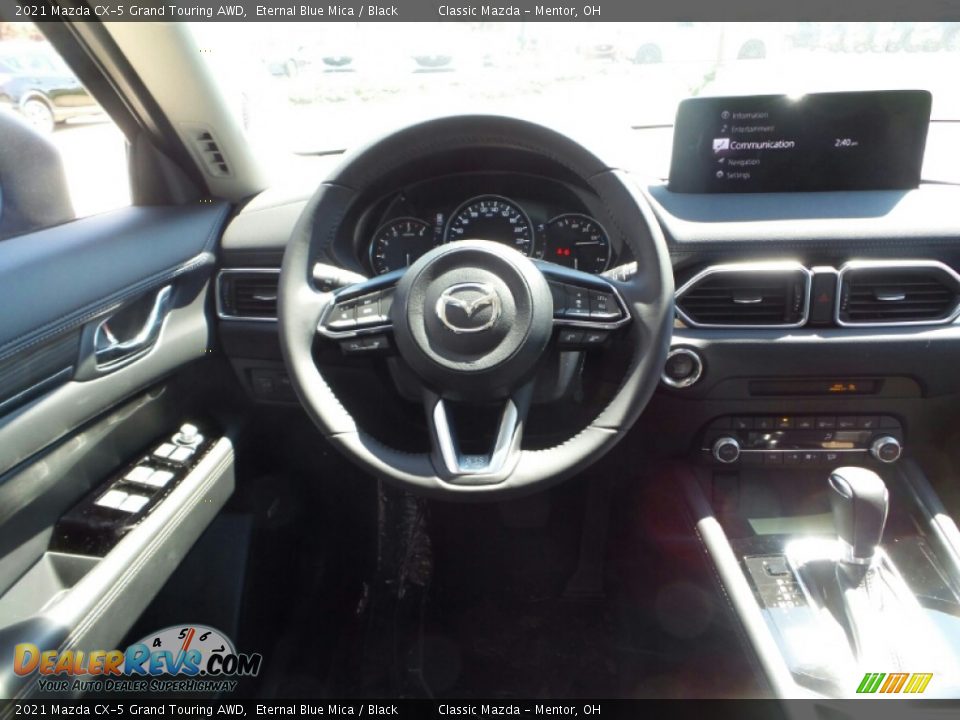 2021 Mazda CX-5 Grand Touring AWD Eternal Blue Mica / Black Photo #4