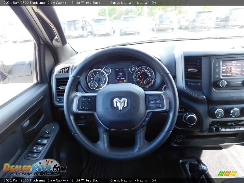 2021 Ram 2500 Tradesman Crew Cab 4x4 Bright White / Black Photo #12