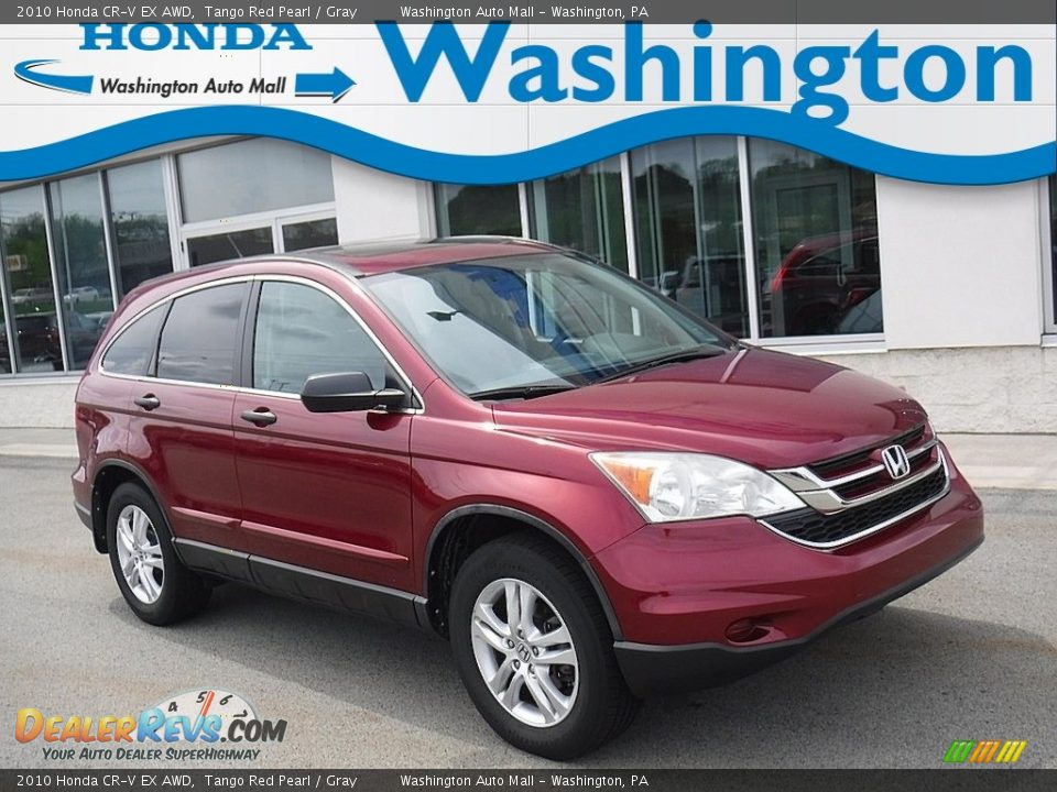 2010 Honda CR-V EX AWD Tango Red Pearl / Gray Photo #1