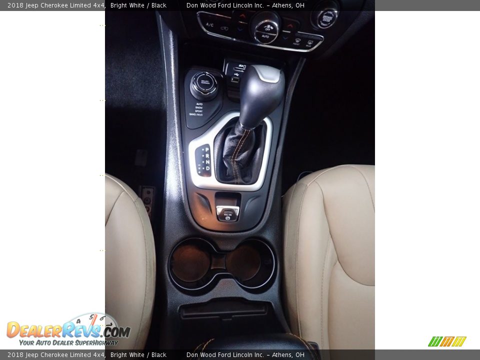 2018 Jeep Cherokee Limited 4x4 Bright White / Black Photo #31