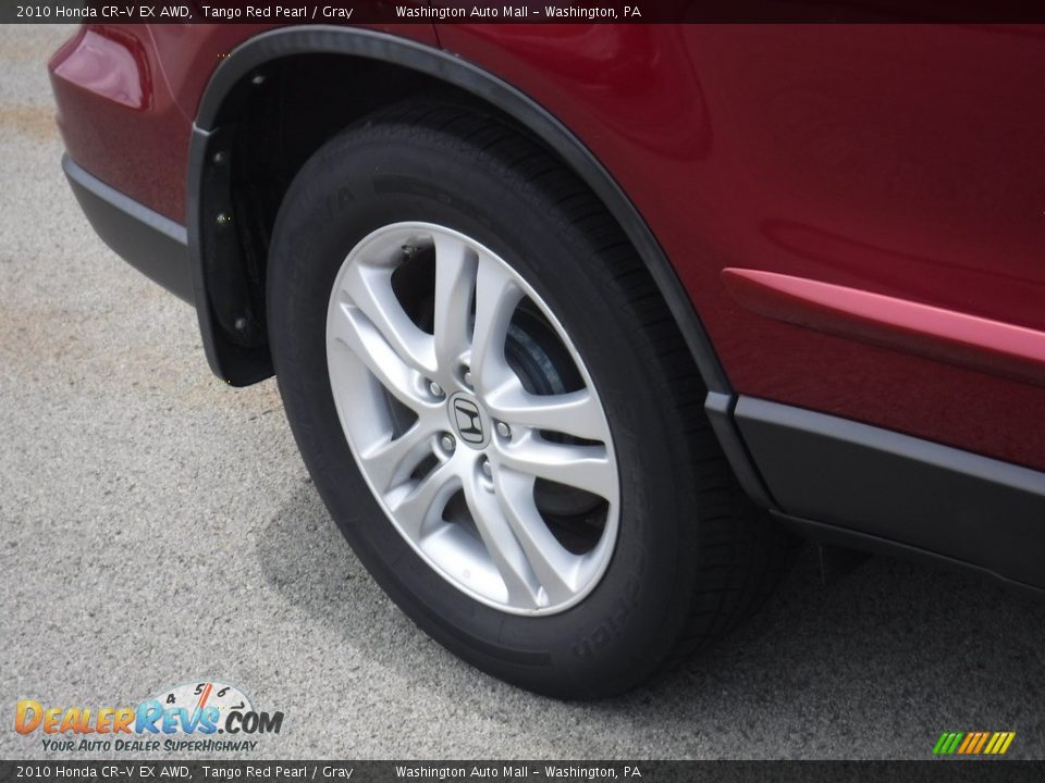 2010 Honda CR-V EX AWD Tango Red Pearl / Gray Photo #4