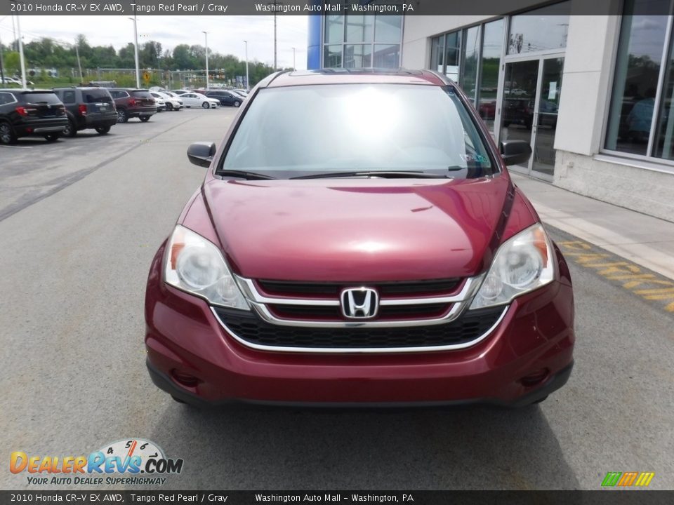 2010 Honda CR-V EX AWD Tango Red Pearl / Gray Photo #5