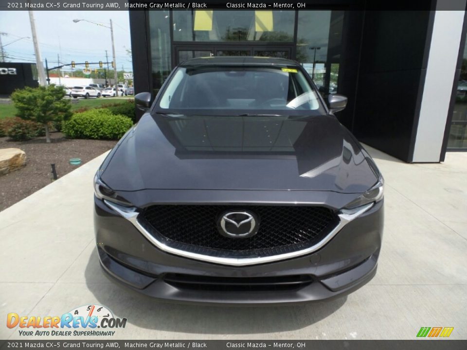 2021 Mazda CX-5 Grand Touring AWD Machine Gray Metallic / Black Photo #2