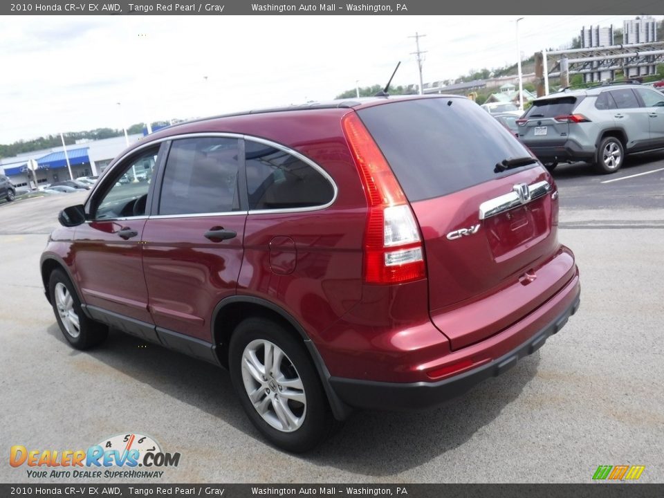 2010 Honda CR-V EX AWD Tango Red Pearl / Gray Photo #8