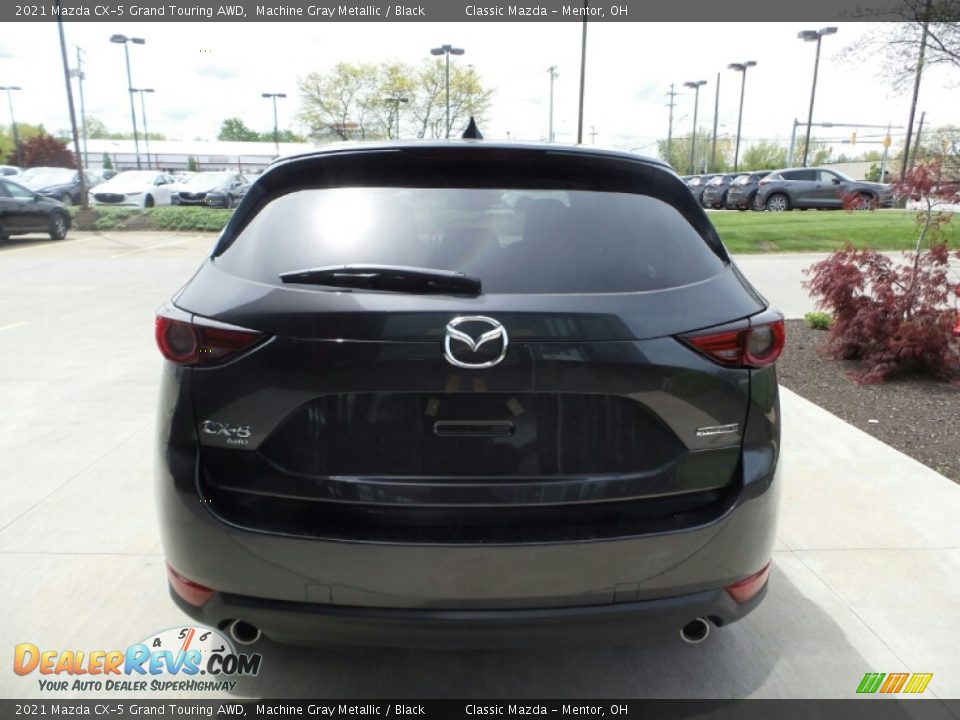 2021 Mazda CX-5 Grand Touring AWD Machine Gray Metallic / Black Photo #5