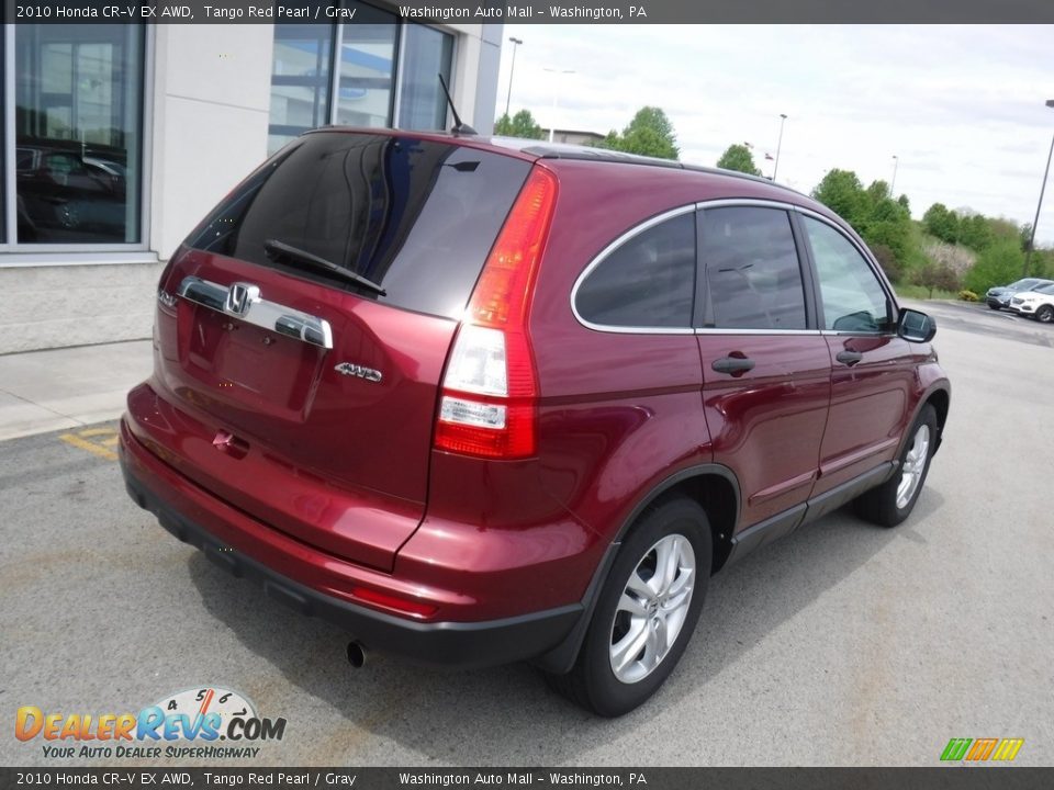2010 Honda CR-V EX AWD Tango Red Pearl / Gray Photo #9