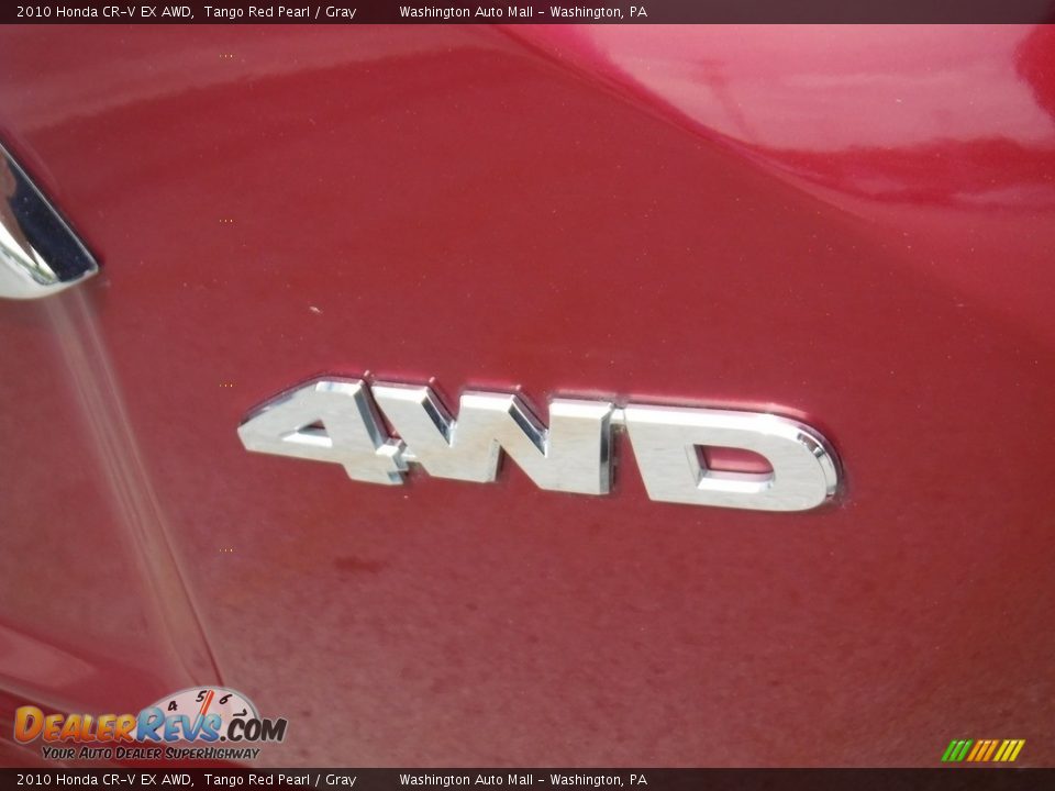 2010 Honda CR-V EX AWD Tango Red Pearl / Gray Photo #10