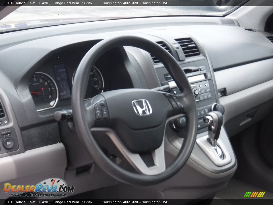 2010 Honda CR-V EX AWD Tango Red Pearl / Gray Photo #12