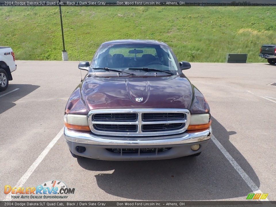 2004 Dodge Dakota SLT Quad Cab Black / Dark Slate Gray Photo #4