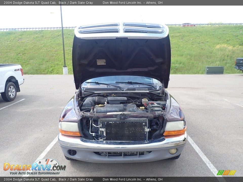 2004 Dodge Dakota SLT Quad Cab Black / Dark Slate Gray Photo #5