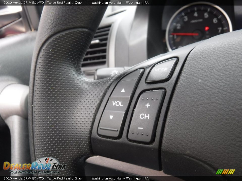 2010 Honda CR-V EX AWD Tango Red Pearl / Gray Photo #22