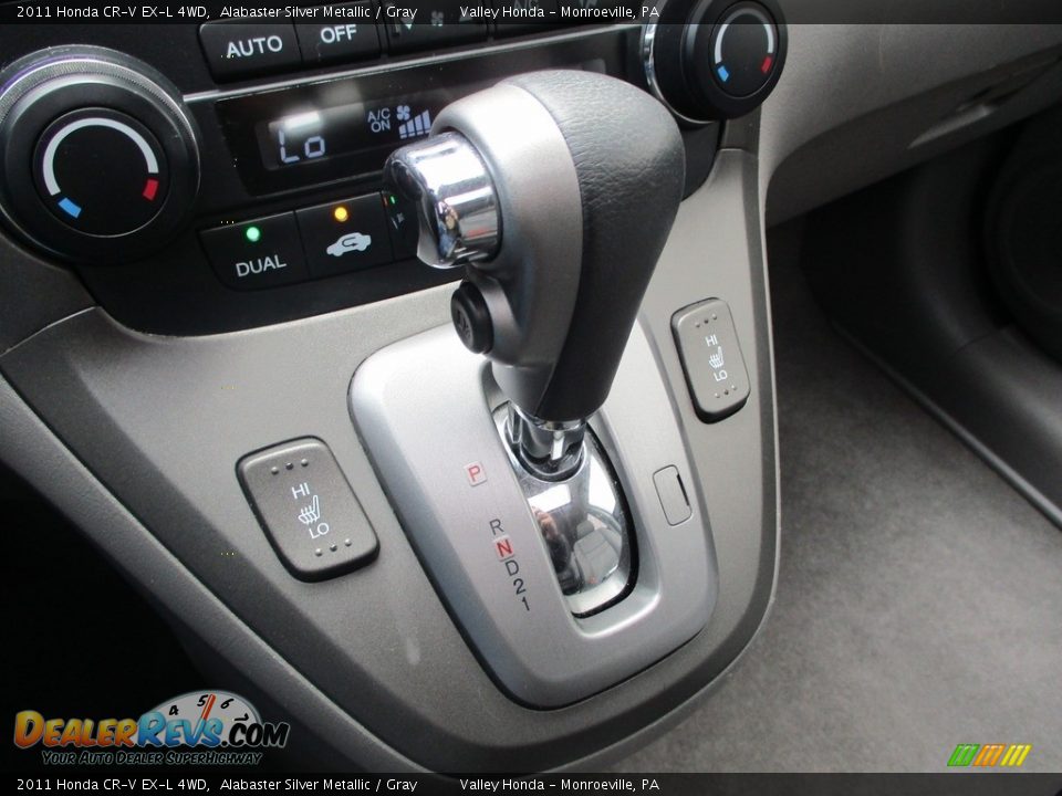 2011 Honda CR-V EX-L 4WD Alabaster Silver Metallic / Gray Photo #18