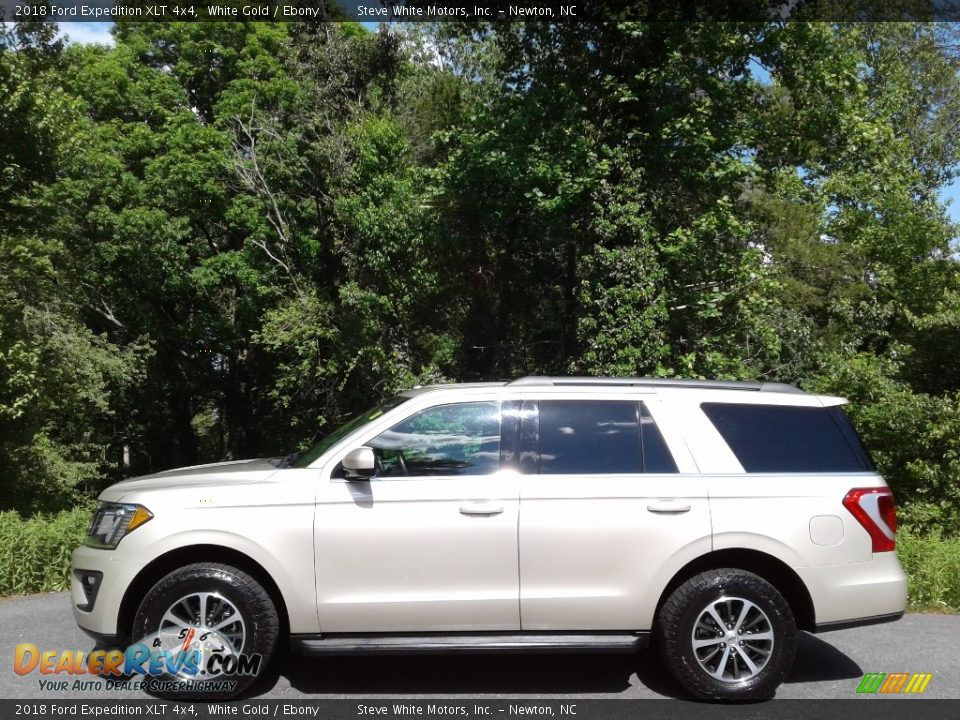 2018 Ford Expedition XLT 4x4 White Gold / Ebony Photo #1