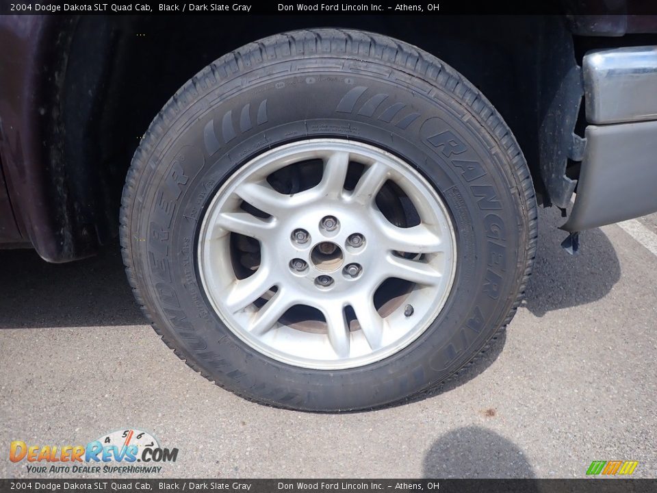 2004 Dodge Dakota SLT Quad Cab Black / Dark Slate Gray Photo #15