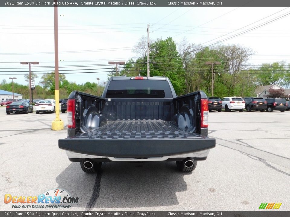 2021 Ram 1500 Big Horn Quad Cab 4x4 Granite Crystal Metallic / Diesel Gray/Black Photo #5