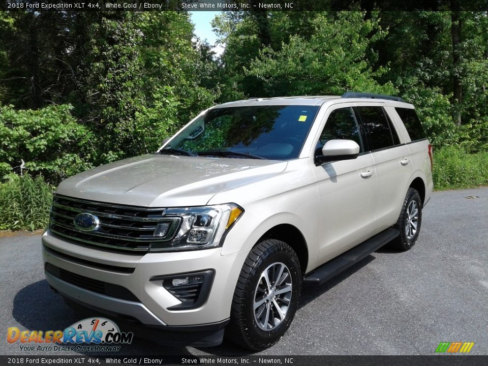 2018 Ford Expedition XLT 4x4 White Gold / Ebony Photo #3