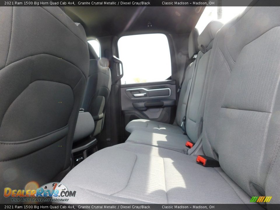 2021 Ram 1500 Big Horn Quad Cab 4x4 Granite Crystal Metallic / Diesel Gray/Black Photo #7