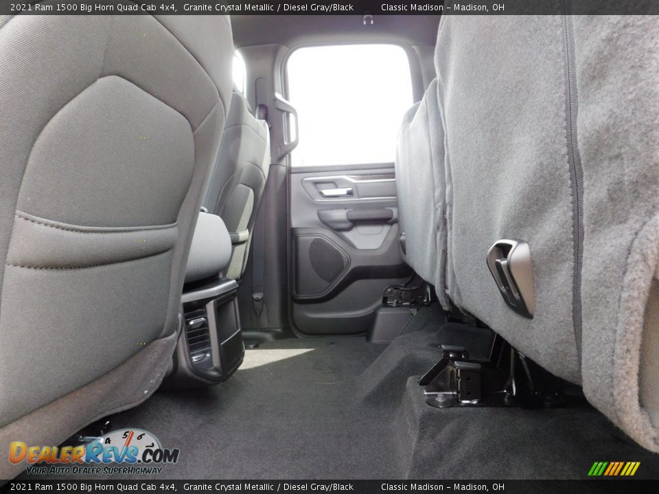 2021 Ram 1500 Big Horn Quad Cab 4x4 Granite Crystal Metallic / Diesel Gray/Black Photo #8