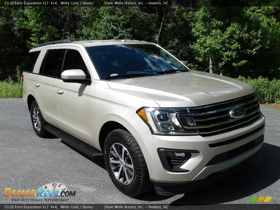 2018 Ford Expedition XLT 4x4 White Gold / Ebony Photo #5