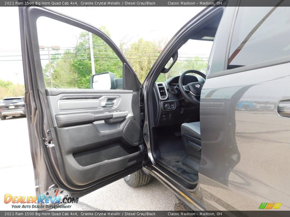 2021 Ram 1500 Big Horn Quad Cab 4x4 Granite Crystal Metallic / Diesel Gray/Black Photo #9