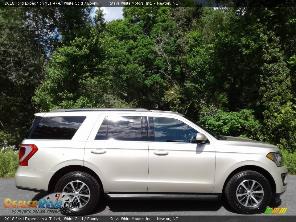 2018 Ford Expedition XLT 4x4 White Gold / Ebony Photo #6