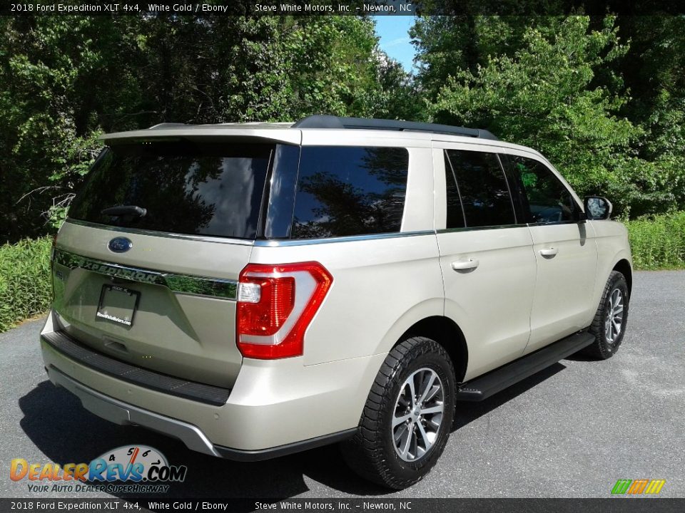 2018 Ford Expedition XLT 4x4 White Gold / Ebony Photo #7