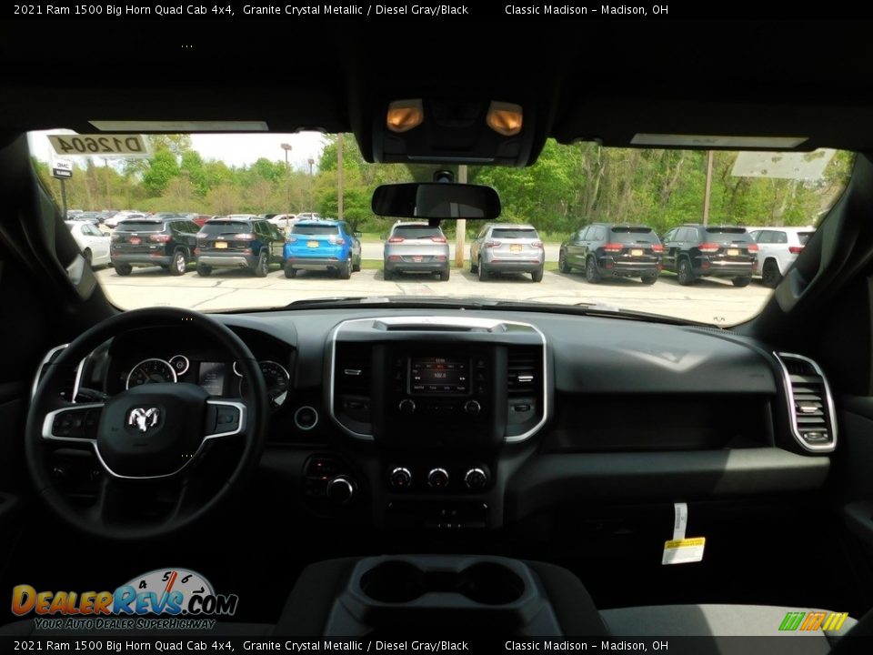 2021 Ram 1500 Big Horn Quad Cab 4x4 Granite Crystal Metallic / Diesel Gray/Black Photo #11